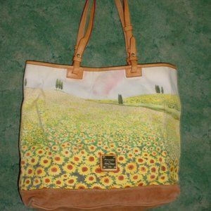 DOONEY & BOURKE Yellow Field Flowers Tote Bag